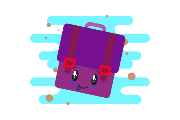 Download School Bag Cute Kawaii Clipart - Cute kawaii clipart Collection