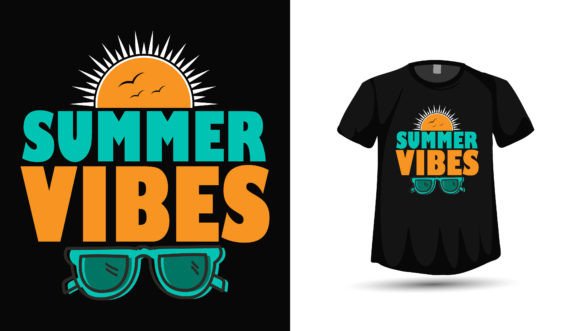 Download Summer Vibe Tshirt Design for POD - Pod Collection