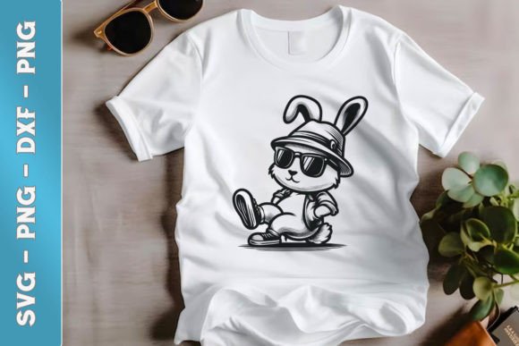 Download Cartoon Easter Bunny SVG Clipart 06 - Premium Resources